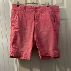 EUC AEROPOSTALE BERMUDA SHORTS PINK SIZE 11/12